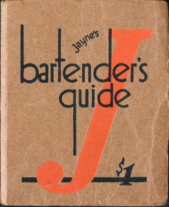 Jayne’s Bartender’s Guide (1934)